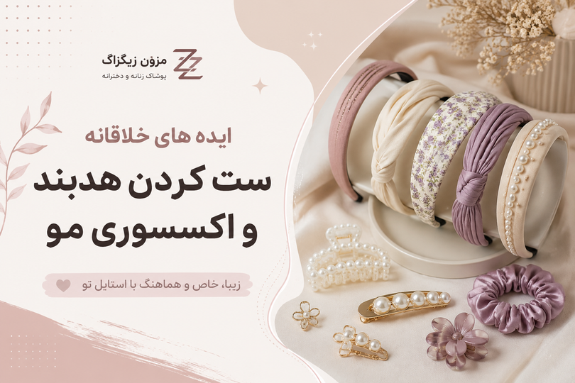 ایدههای خلاقانه ست کردن هدبند و اکسسوری مو