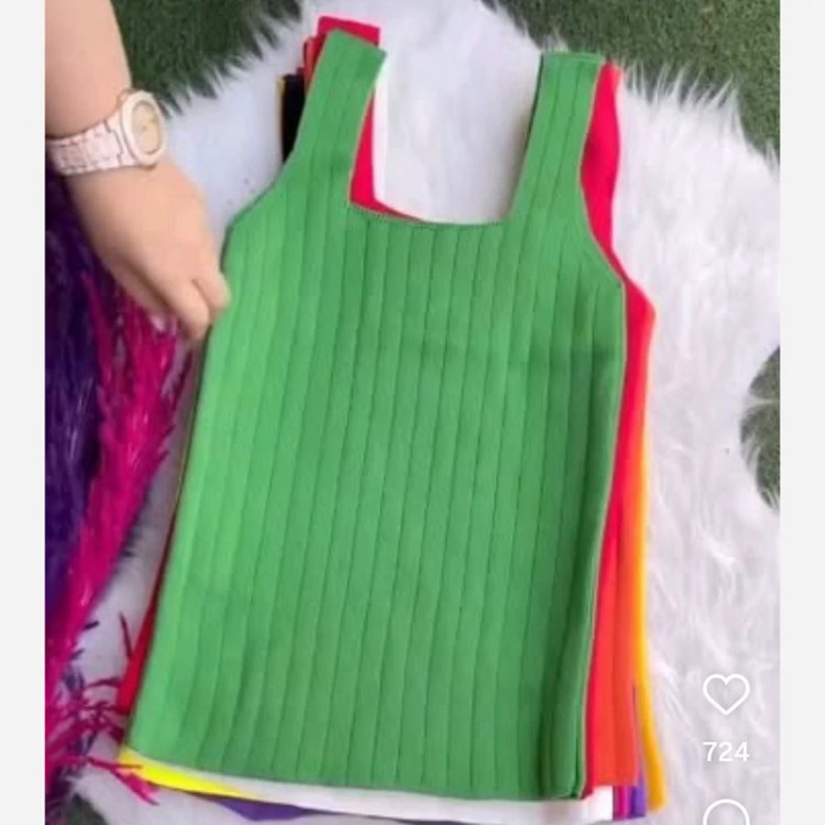 تاپ بافت زنانه پک شش تایی عمده