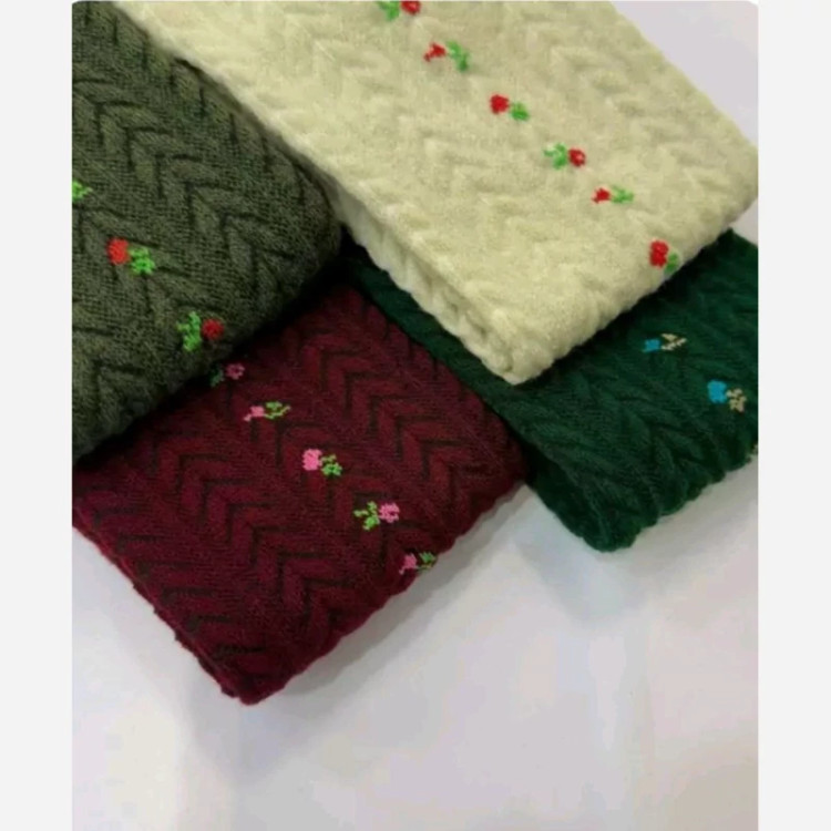 جوراب بالا زانو گندمی پک شش تایی عمده