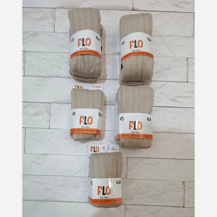 جورابشلواری گندمی بچگانه سایز 7 تا 8 سال