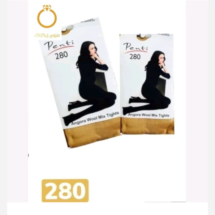 تصویر محصول جورابشلواری پنتی زنانه و دخترانه رنگ کرم ضخامت 280